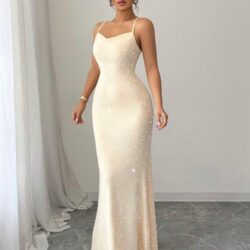 Nude Sparkling dress