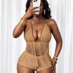 Brown Two Piece set