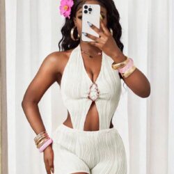 White Lotus Romper